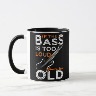 Bassplayer Bass Guitar lustig Baid sa Mugg