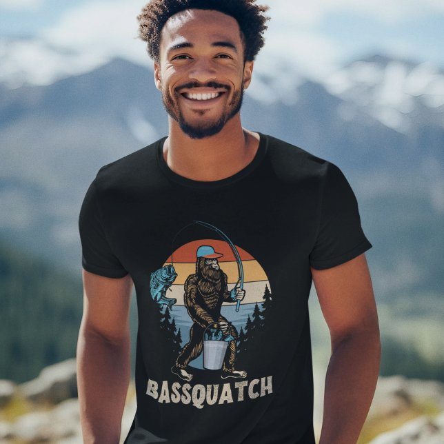  Bassquatch Fun for Bigfoot Lovers T Shirt (Skapare uppladdad)