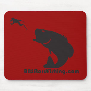 BASStard som fiskar Mousepad Musmatta