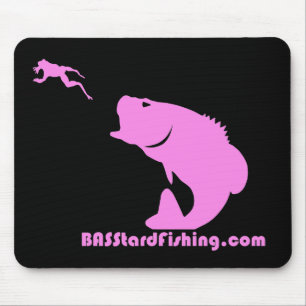 BASStard som fiskar Mousepad Musmatta