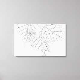 Basswood Lövs Canvastryck