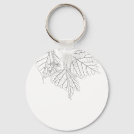 Basswood Lövs Nyckelring