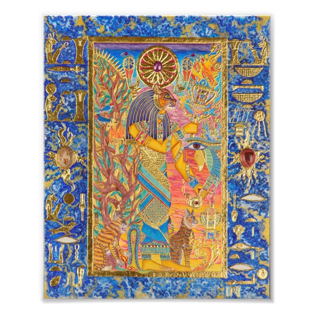 Bast (8 tum x 10 tum) fototryck (Framsidan)