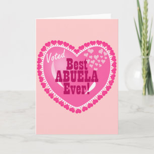 Bäst ABUELA någonsin Kort