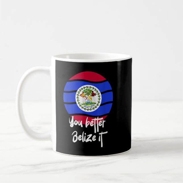 Bäst att du Belizean Vacation T-Shirt.png. Kaffemugg (Vänster)