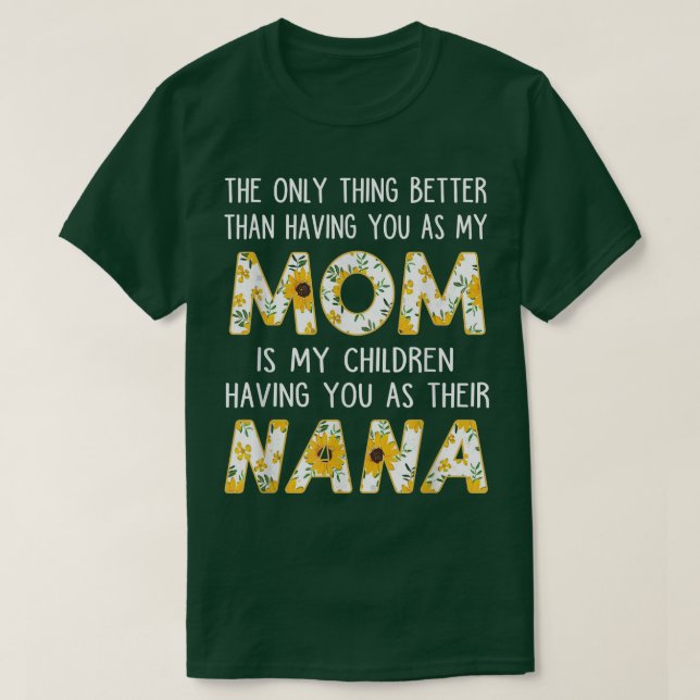 Bäst att du har Nana Sunsphere Grandmor Kärlek T Shirt (Design framsida)