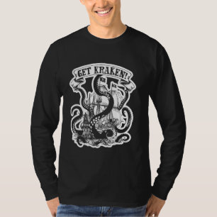 Bäst att få Kraken att roliga havsteron pirater fr T Shirt