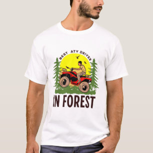 bäst atv-drivrutin i skogen t shirt