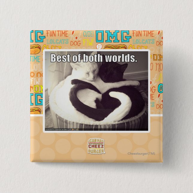 Bäst av båda världar knapp (Framsida)