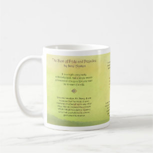 Bäst av pride- och fördomJane Austen Kaffemugg