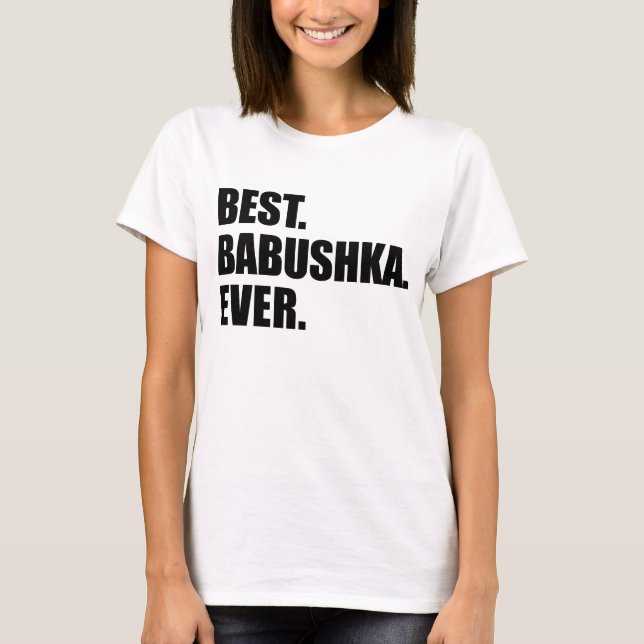Bäst Babushka någonsin Tröja (Framsida)
