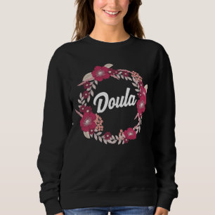 Bäst baby för födelse för Doula blom- brytninggåva T Shirt