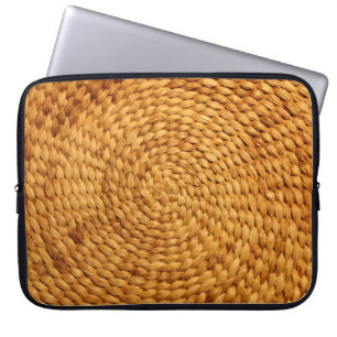 Bast-bakgrund struktur brun laptop fodral