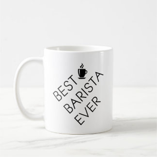 Bäst barista någonsin. Barista gåva. Kaffemugg