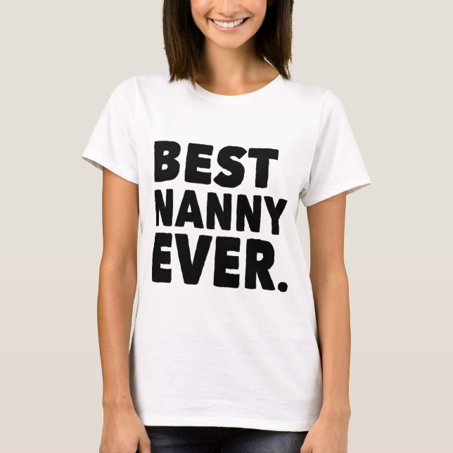 Bäst barnflicka Ever. Tee (Framsida)