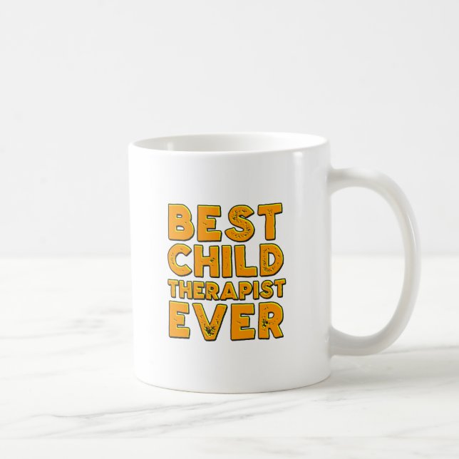 Bäst barnterapeut någonsin kaffemugg (Höger)