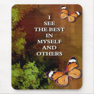 Bäst-Bekräftelse-motivera mousepads Musmatta