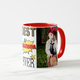 Bäst beställnings- foto för morfar någonsin mugg