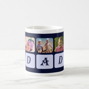 Bäst beställnings- fotoCollage för pappa någon Kaffemugg