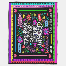 BÄST BISTER Fleece Blanket Version 2 Humor