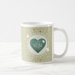 Bäst blom- mugg för mamma någonsin