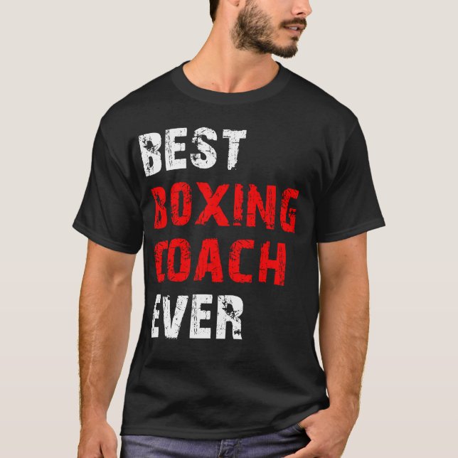 bäst boxningstränare någonsin t shirt (Framsida)