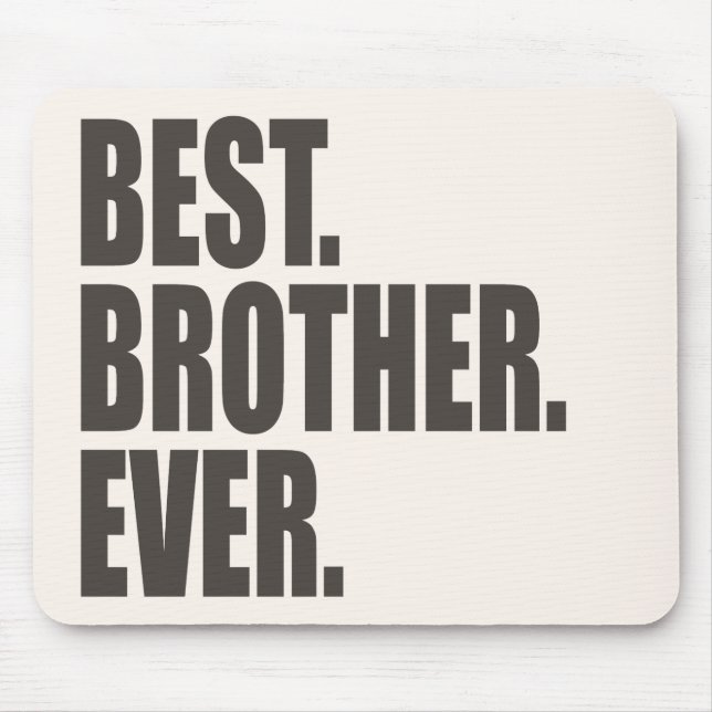 Bäst. Broder. Ever. Musmatta (Framsidan)