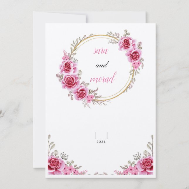 bäst bröllop-kort inbjudningar (Framsida)