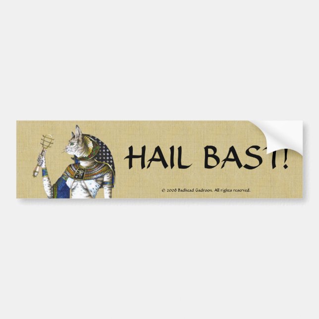 Bast Bumper Sticker Bildekal (Framsidan)