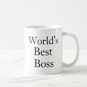 Bäst chef för världar kaffemugg