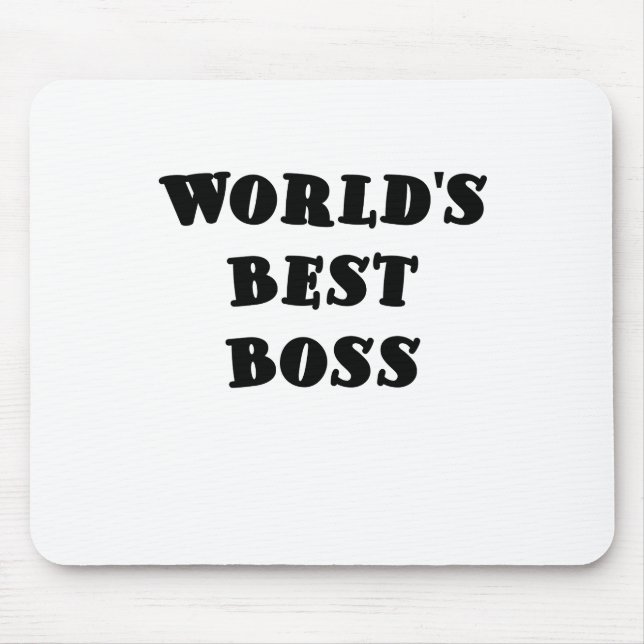 Bäst chef för världar musmatta (Framsidan)