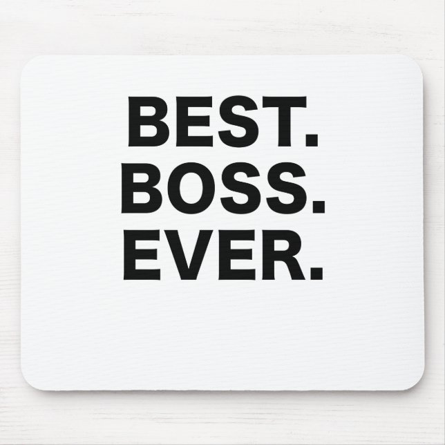 Bäst chef någonsin musmatta (Framsidan)