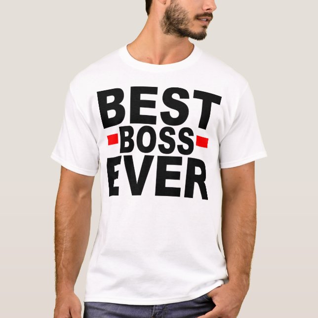 BÄST CHEF NÅGONSIN T-SHIRT (Framsida)