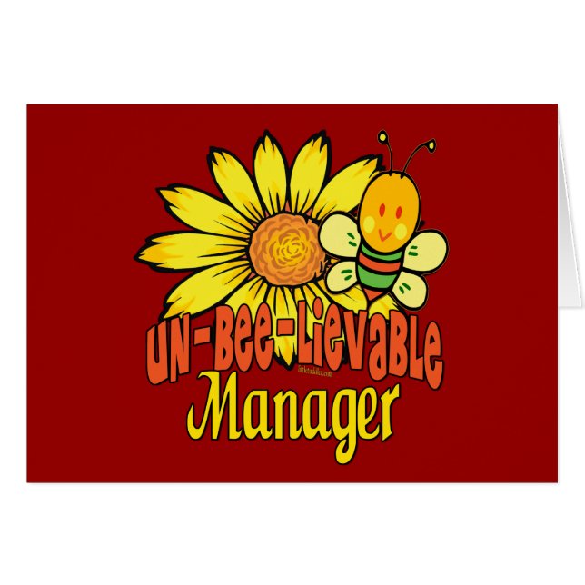 Bäst chefgåvor hälsningskort (Framsidan Horizontal)