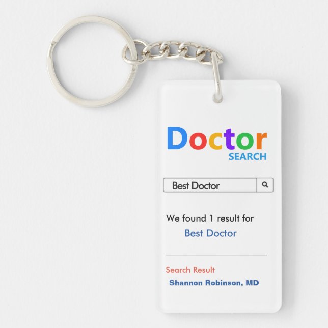 Bäst doktor Keychain (Framsidan)