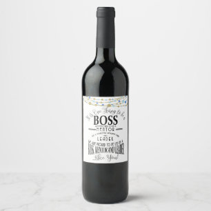Bäst etikett för vin för chefgillandegåva