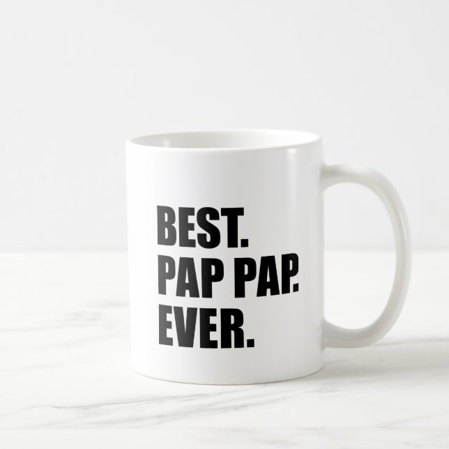 Bäst farfar för Pap Pap någonsin Kaffemugg (Höger)