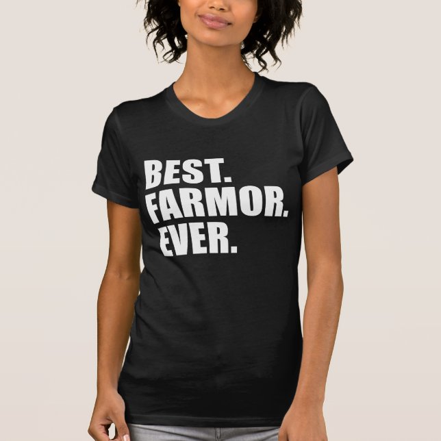 Bäst. Farmor. Någonsin. (PÅ MÖRK) Tee Shirt (Framsida)