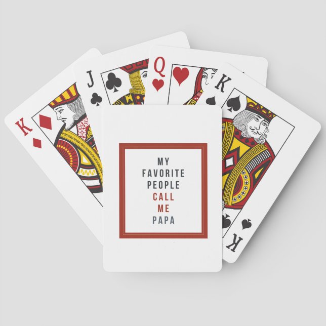 Bäst fars daggåvor för pappa casinokort (Baksidan)