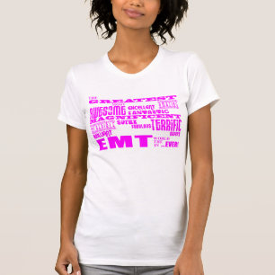 Bäst flickor EMTs: Rosa största EMT T-shirt