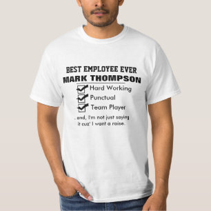 Bäst för anställd Tshirt någonsin Tee
