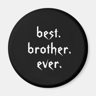Bäst för broder magnet någonsin i svart