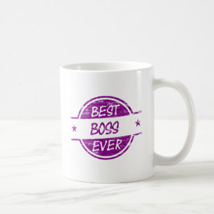 Bäst för chef lilor någonsin kaffemugg