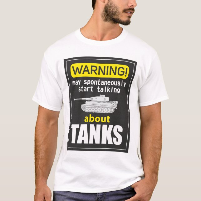 Bäst för en tank fläkt Varning kan spontant starta T Shirt (Framsida)