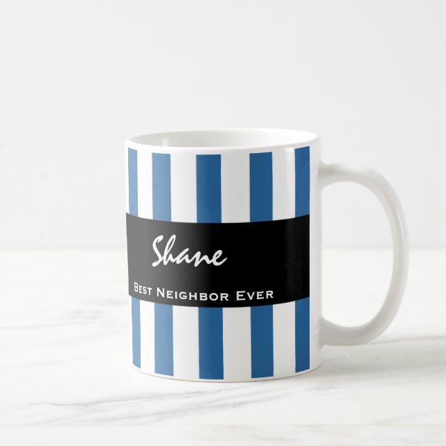 Bäst för GRANN för blåttrandar någonsin namn V03 Kaffemugg (Höger)