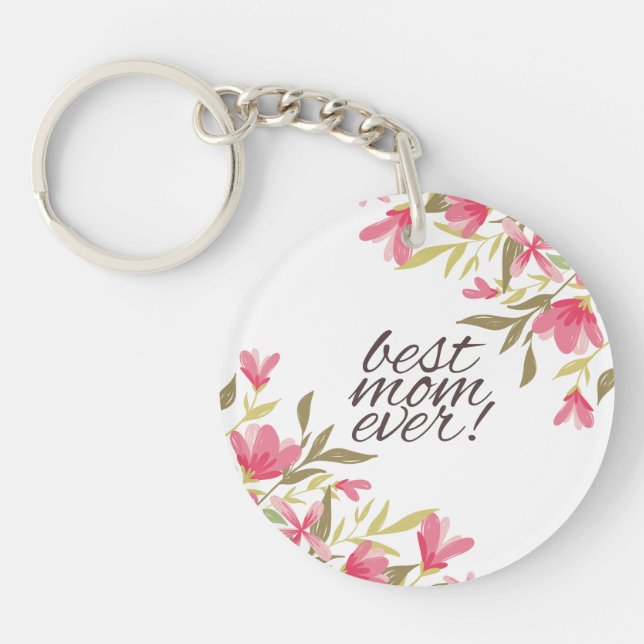 Bäst för mamma mors dag | Keychain någonsin (Framsidan)