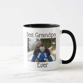 Bäst för morfar för fotopersonlig någonsin mugg