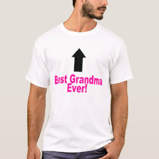 Bäst för mormor rosor någonsin t-shirt
