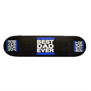 Bäst för pappa blått någonsin old school skateboard bräda 21,6 cm