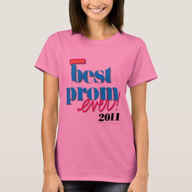 Bäst för studentbal Aqua någonsin - T Shirt (Framsida)